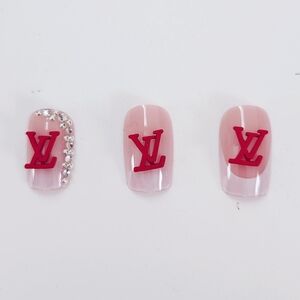 Luxury Nail Charms Red